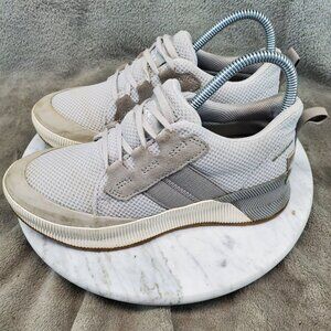 Sorel Shoes Womens Size 6 Out N About Gray Textile Sneakers *Read*
